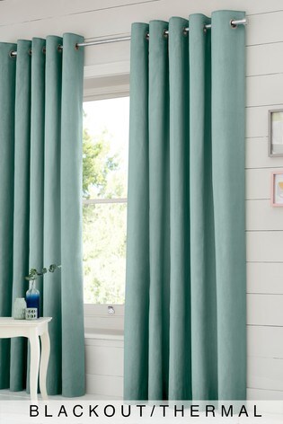 Buy Eyelet Blackout Thermal Cotton Curtains From The Next Uk
