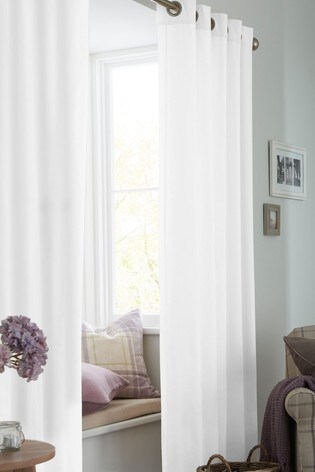 Buy Eyelet Lined Cotton Curtains From The Next Uk Online Shop
