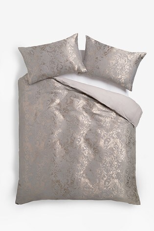 Buy Jacquard Marble Duvet Cover And Pillowcase Set From The Next