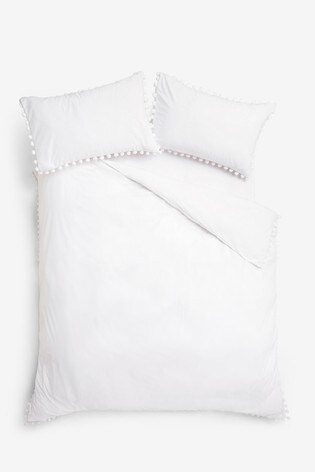 Buy Pom Pom Duvet Cover And Pillowcase Set From Next Israel