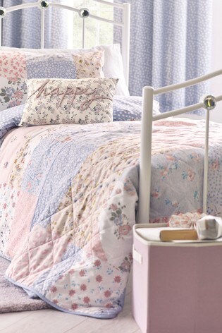 Buy Pretty Patchwork Quilted Throw From Next Kuwait