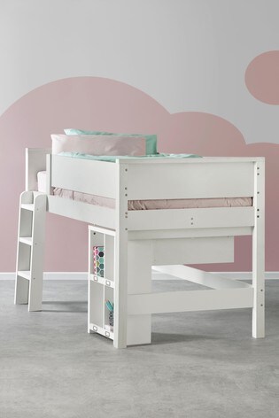 Buy Compton Mid Sleeper Single Bed Frame With Desk From The Next