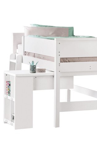 Buy Compton Mid Sleeper Single Bed Frame With Desk From The Next