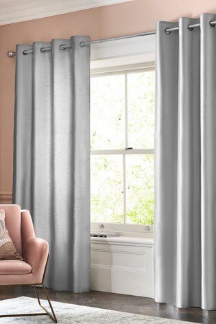 silk curtains