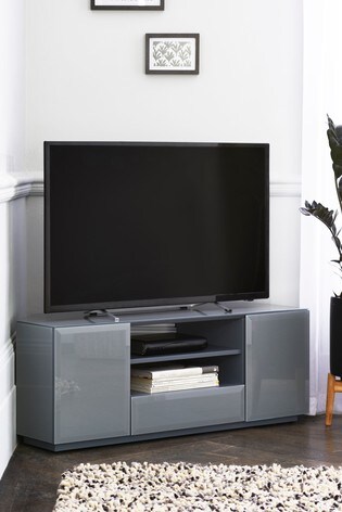 Buy Sloane Grey Corner Tv Stand From The Next Uk Online Shop Onkron mobile tv cart tv stand w/mount for most 32 to 65'' flat screens up t. sloane grey corner tv stand