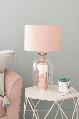 rose gold lamp