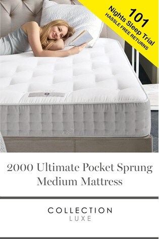 Buy 2000 Pocket Sprung Collection Luxe Medium Mattress From Next