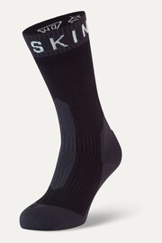 Sealskinz Stanfield Waterproof Extreme Cold Weather Mid Length Black Socks - Image 1 of 2