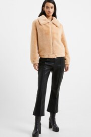 French Connection Aviiren Faux Fur Mix Jacket - Image 1 of 4