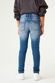 Mid Blue Denim Distressed Skinny Jeans (3-16yrs) - Image 3 of 7