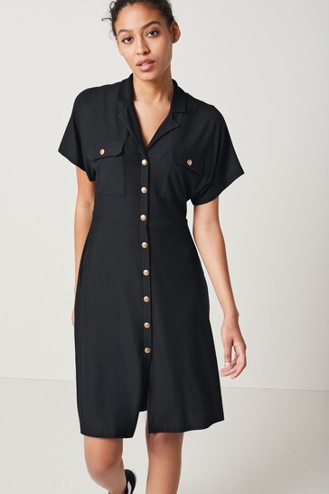 Buy Short Sleeve Utility Dress from the ...