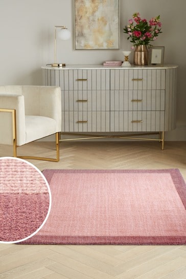 Darcy Rug From The Next Uk, Textured Wool Rug Blush