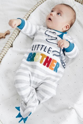 Buy Little Brother Sleepsuit 0 18mths From The Next Uk Online Shop