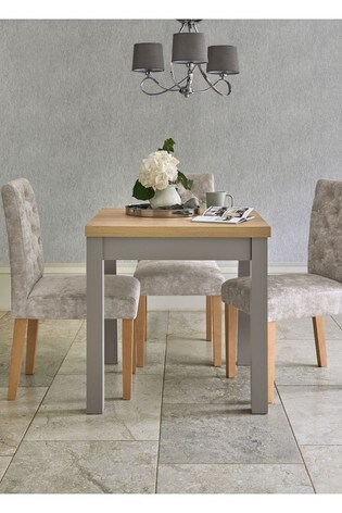 Buy Malvern 4 6 Seater Square To Rectangle Dining Table From The Next Uk Online Shop