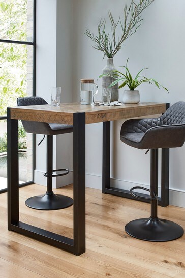 bar table and chairs