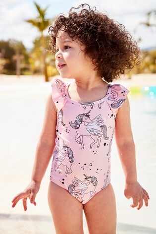 pink unicorn swimsuit