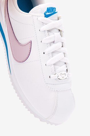 nike pink leather trainers