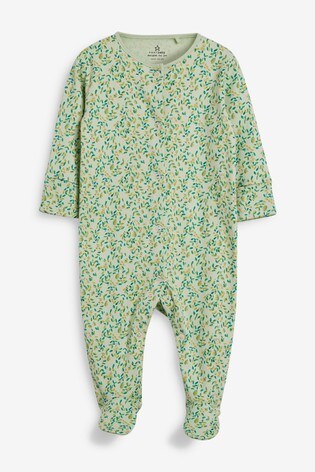 Buy Pink 3 Pack Gots Organic Cotton Giraffe Sleepsuits 0mths 2yrs