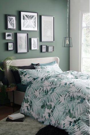 Buy 2 Pack Tropical Palm Duvet Cover And Pillowcase Set From The