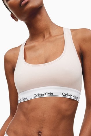 calvin klein pink sports bra