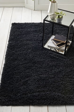 Charcoal Premium Cosy Shaggy Rug