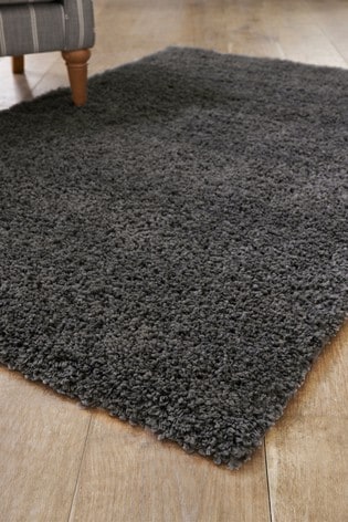 Grey Premium Cosy Shaggy Rug