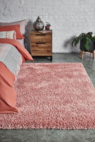 Pink Premium Cosy Shaggy Rug