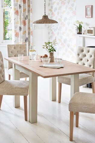 Buy Malvern 4 6 Seater Square To Rectangle Dining Table From The