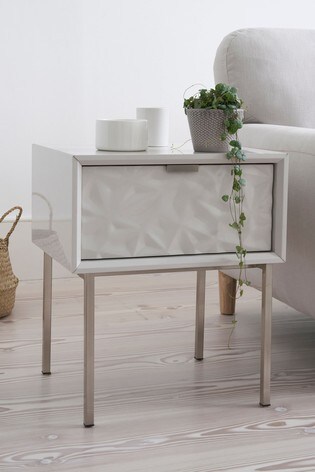 Buy Mode Textured 1 Drawer Bedside Table From The Next Uk Online Shop
