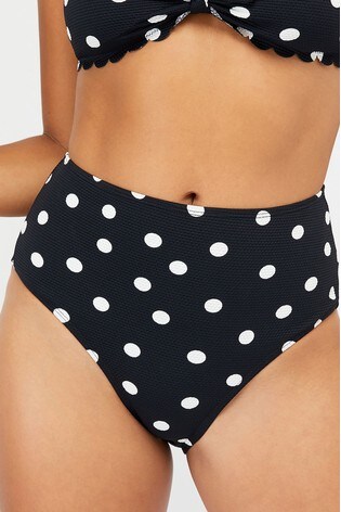 polka dot high waisted swimsuit