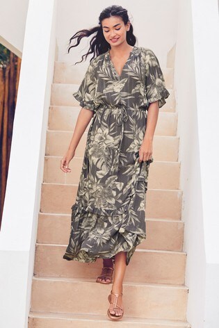 next grey maxi dress