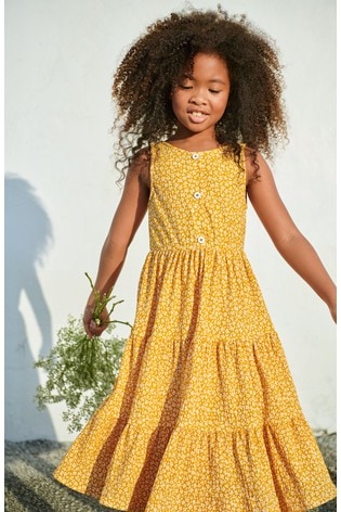 next girls yellow dress