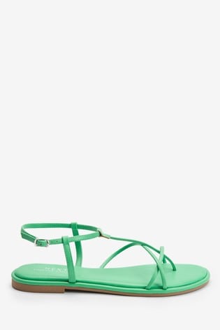 green sandals
