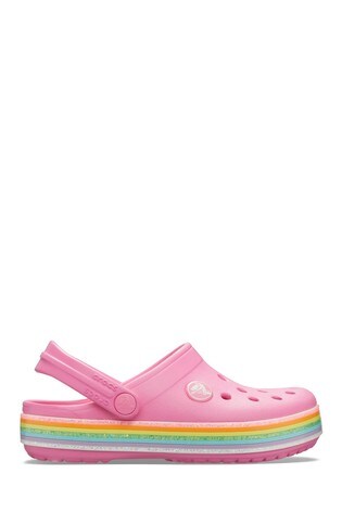 Buy Crocs Crocband Rainbow Glitter Clogs From The Next Uk Online Shop