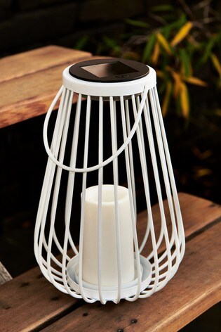 Buy Solar White Lantern From The Next Uk Online Shop