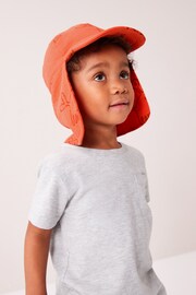 Orange Crab Print Legionnaire Hat (3mths-10yrs) - Image 1 of 4