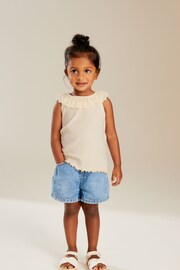 White Lace Collar Vest (3mths-7yrs) - Image 1 of 7