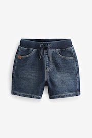 Dark Wash Jersey Denim Pull-On Shorts (3mths-7yrs) - Image 1 of 5