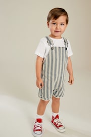 Stripe Denim Slouch Dungarees (3mths-7yrs) - Image 1 of 8