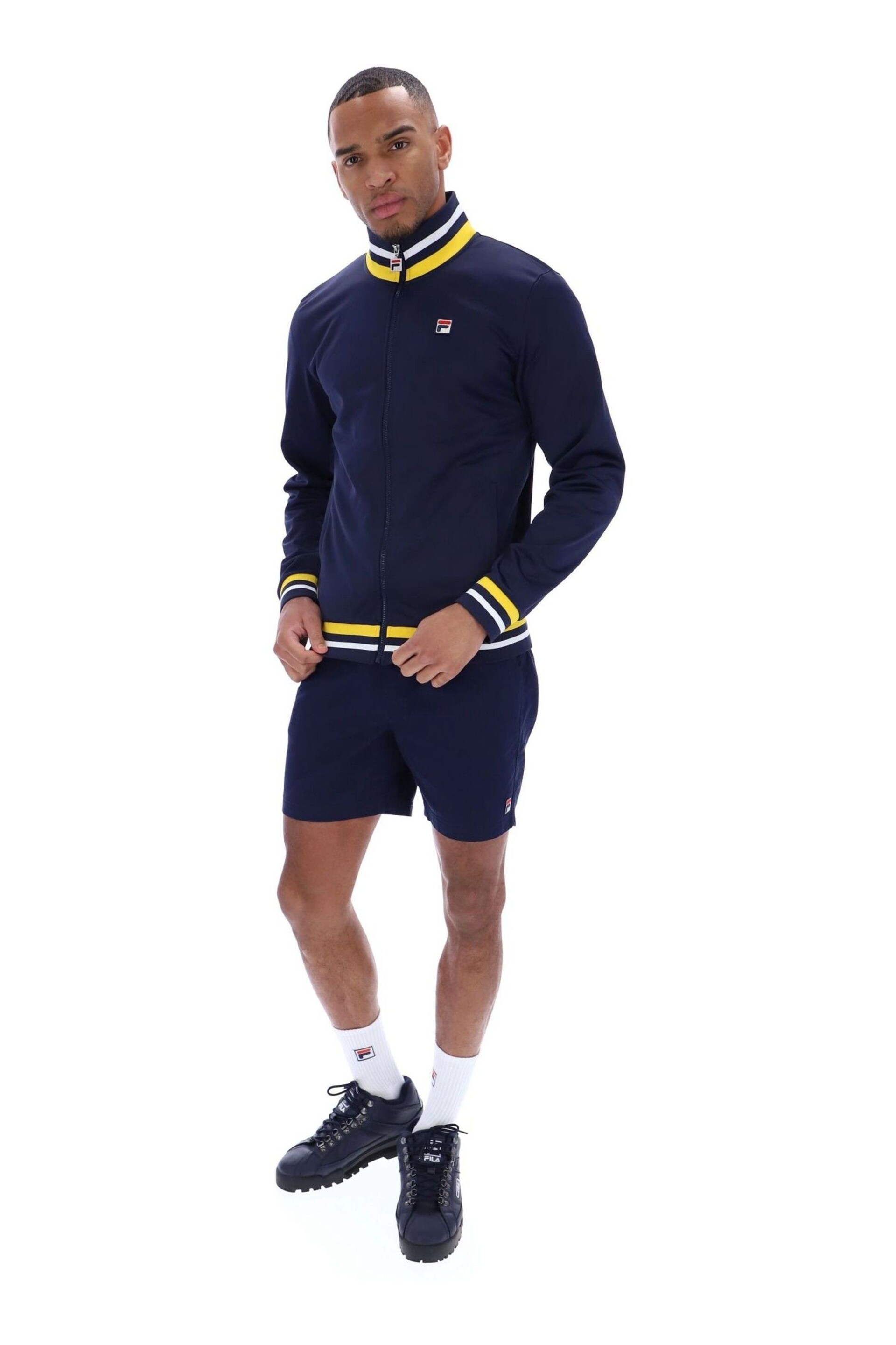 Fila Blue Dane Track Jacket With Tipping - Image 1 of 4