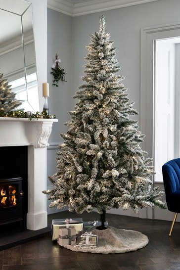 Buy 7Ft Pre Lit Snowy Christmas Tree From The Next Uk Online Shop