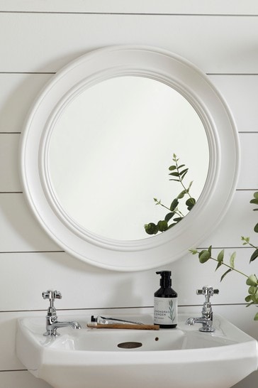 Wooden Wall Mirror From The Next Uk, Timber Framed Mirror Bathroom