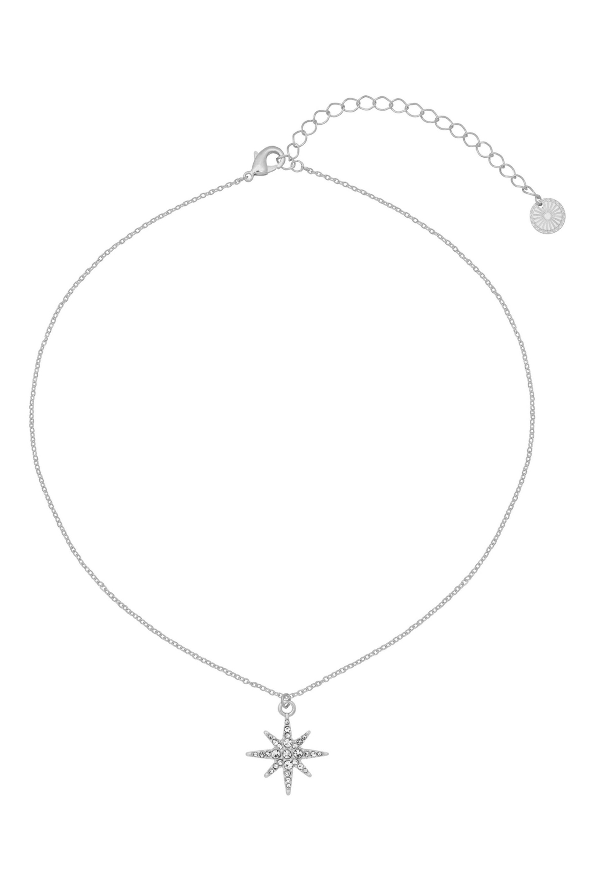 Caramel Jewellery London Silver Superstar Necklace - Image 1 of 8