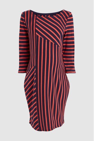Navy Formal Jersey Dress