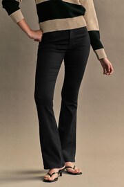 ONLY Black High Waisted Stretch Flare Royal Jeans - Image 1 of 6