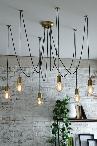 Loft 6 Light Pendant From The Next Uk - How To Change A Pendant Light Uk