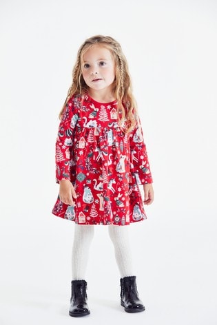 Buy Red Christmas Dress 3mths 7yrs From The Next Uk Online Shop