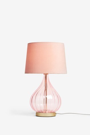 pink bedside lamps uk