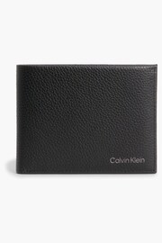 Calvin Klein Black Warmth Leather Bifold Wallet - Image 1 of 3