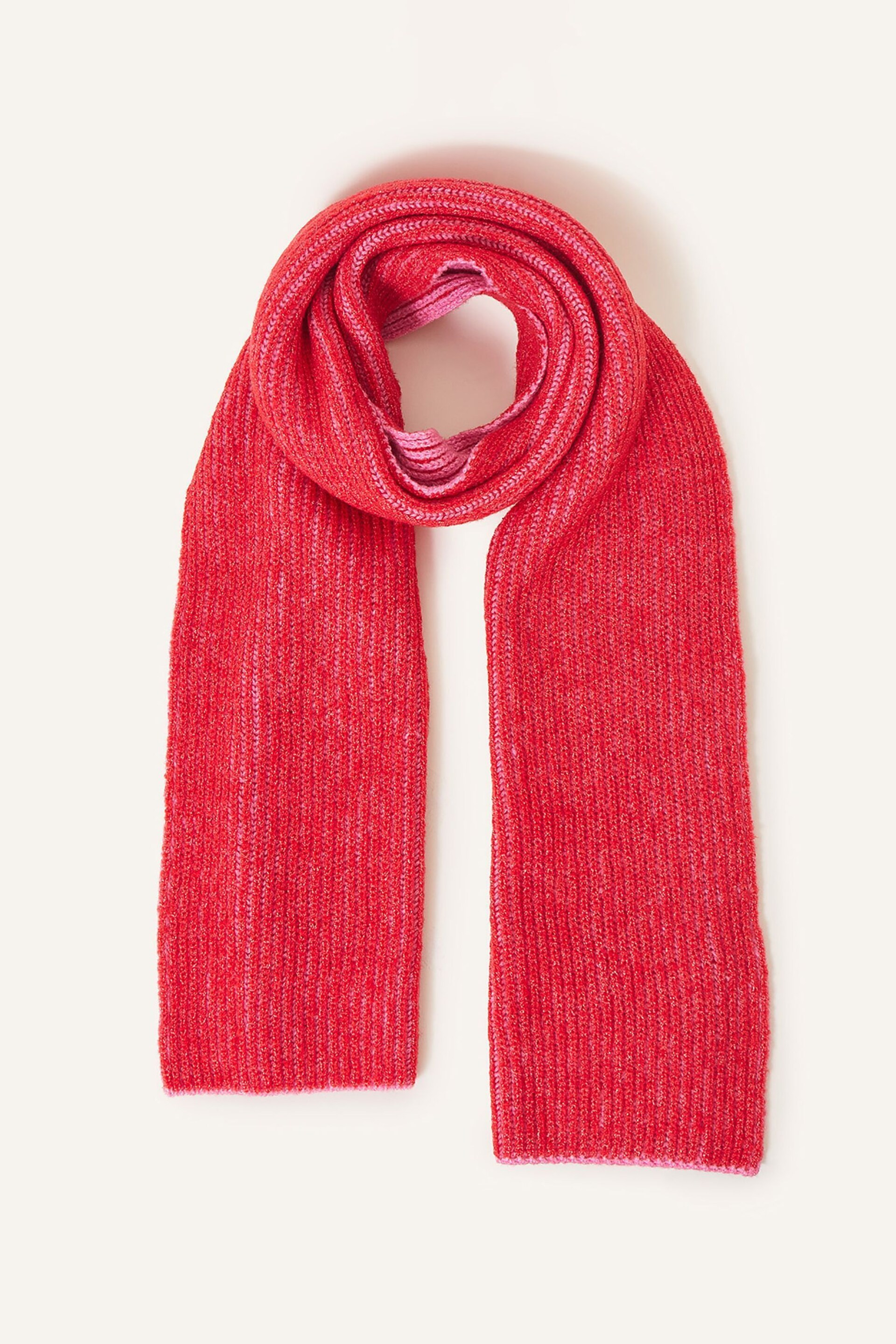 Accessorize Pink Paris Knit Scarf - Image 1 of 3